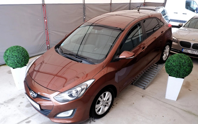 Hyundai I30 cena 38700 przebieg: 117000, rok produkcji 2012 z Ziębice małe 191